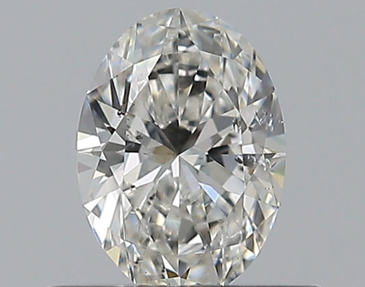 0.40CT OVAL SI2 G WH