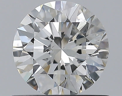 0.70CT ROUND SI1 G WH