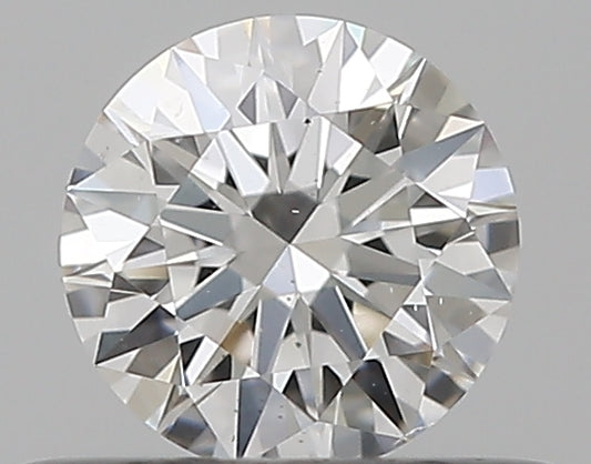 0.36CT ROUND SI1 F WH