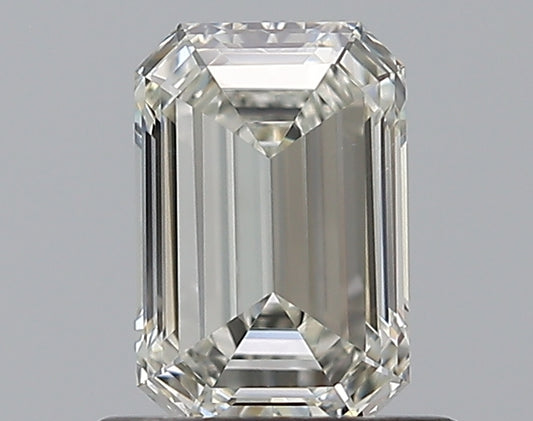 0.70CT EMERALD VS2 J WH