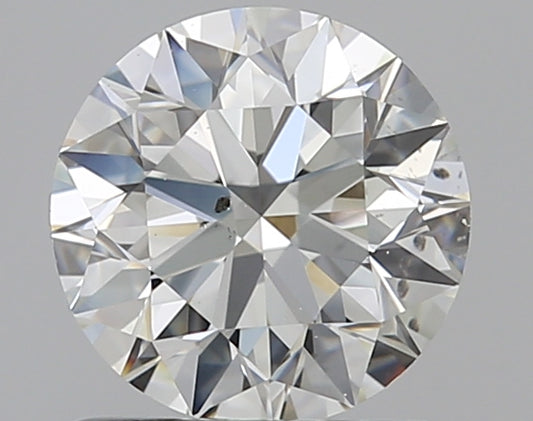 0.90CT ROUND SI1 J WH