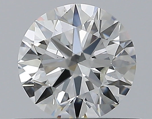 0.55CT ROUND SI1 G WH