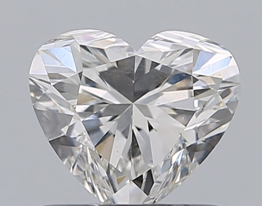 0.70CT HEART SI1 F WH