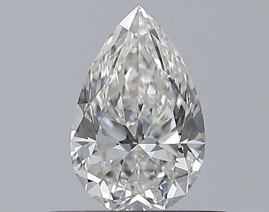 0.50CT PEAR VS1 G WH