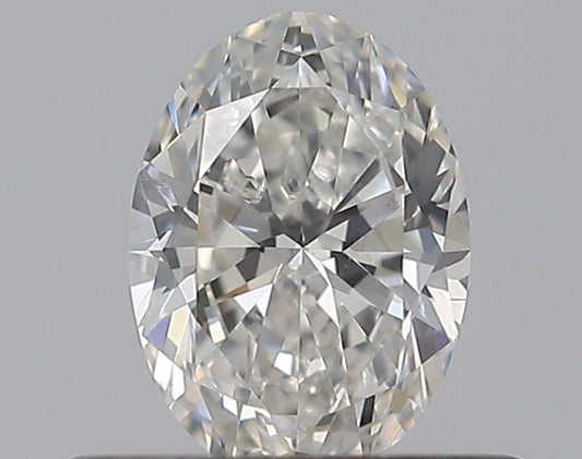 0.38CT OVAL SI2 G WH