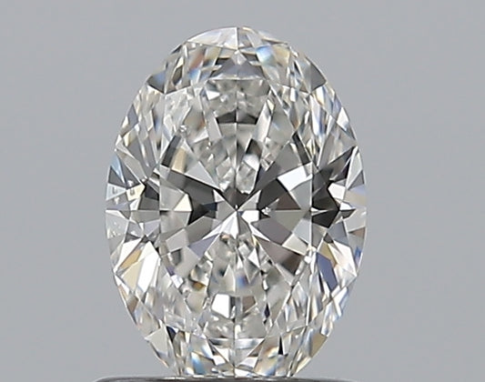 0.81CT OVAL SI1 F WH