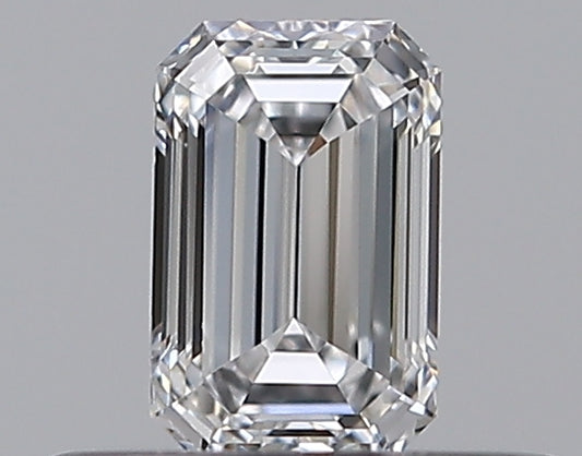 0.31CT EMERALD VVS2 D WH