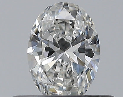 0.30CT OVAL VVS2 F WH