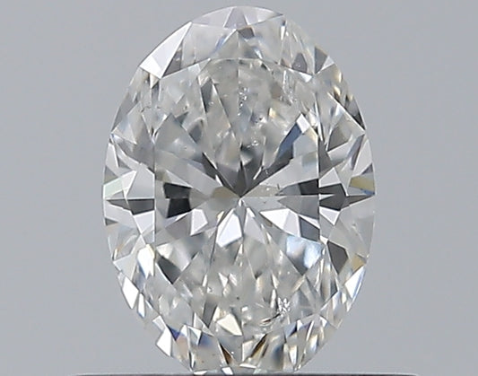 0.50CT OVAL SI2 F WH