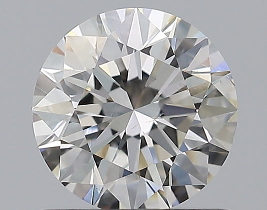 0.90CT ROUND SI1 H WH