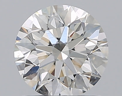 0.90CT ROUND SI1 G WH