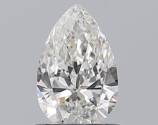 0.70CT PEAR SI1 F WH