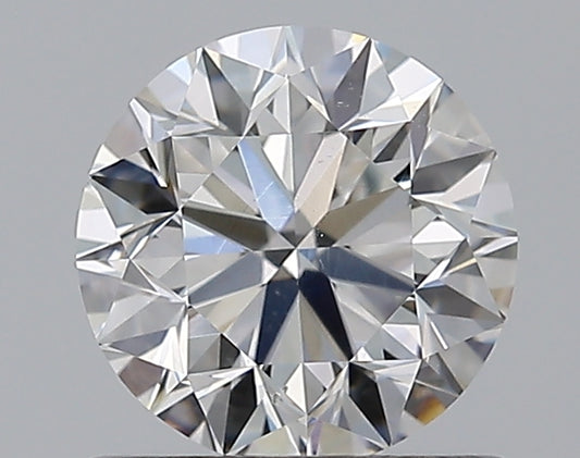 0.90CT ROUND SI1 D WH