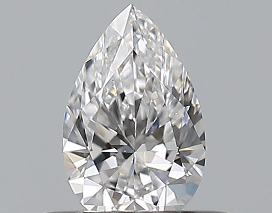 0.36CT PEAR SI1 D WH