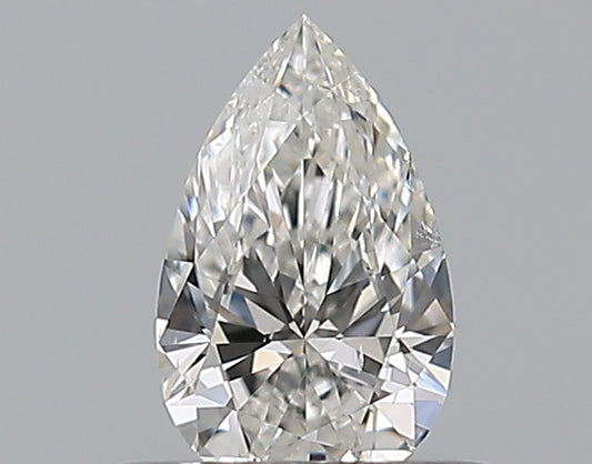 0.37CT PEAR SI1 G WH
