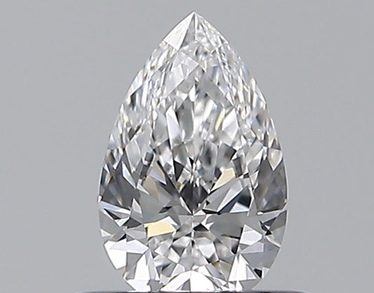 0.40CT PEAR VVS2 D WH