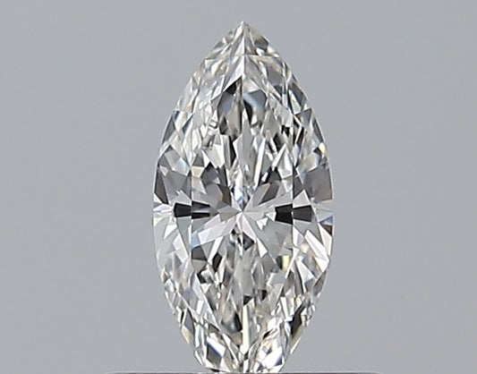0.37CT MARQUISE VVS2 G WH