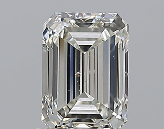 0.75CT EMERALD SI1 I WH