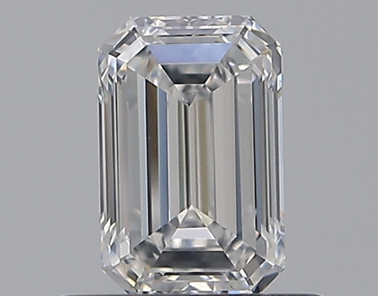 0.65CT EMERALD SI1 E WH