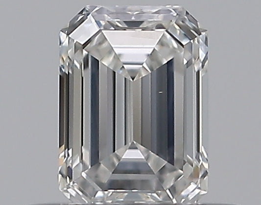 0.30CT EMERALD SI2 F WH