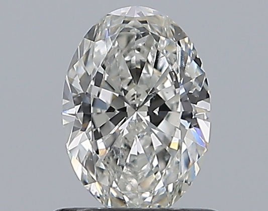 0.70CT OVAL SI2 G WH