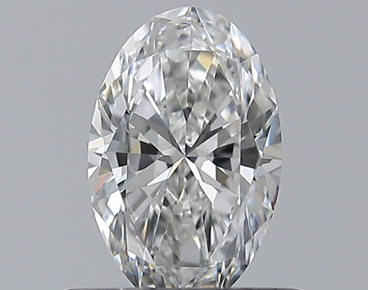 0.50CT OVAL VS1 E WH