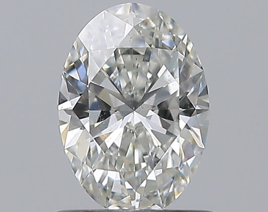 0.72CT OVAL SI2 G WH