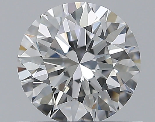 0.59CT ROUND VVS1 E WH