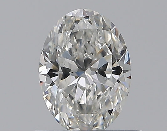 0.60CT OVAL SI2 F WH