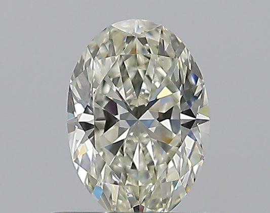 0.50CT OVAL VVS2 K WH
