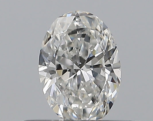 0.30CT OVAL SI1 F WH