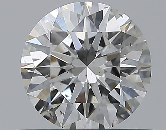 0.61CT ROUND SI1 G WH
