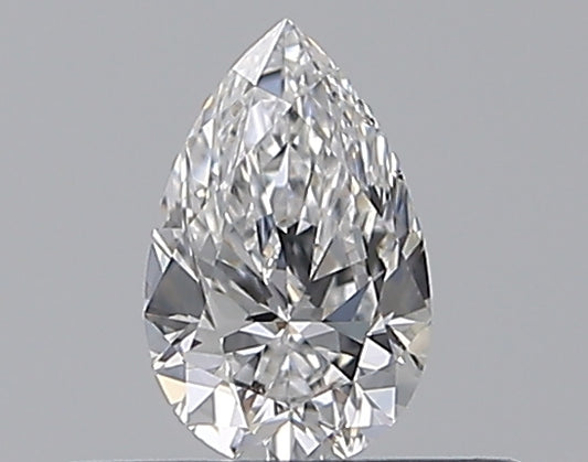 0.30CT PEAR SI1 D WH