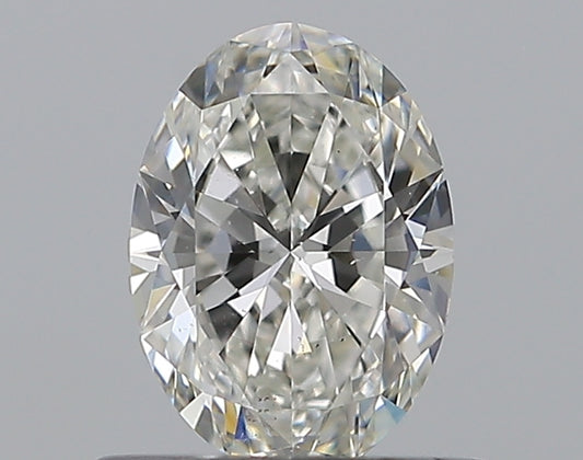 0.50CT OVAL VS2 G WH