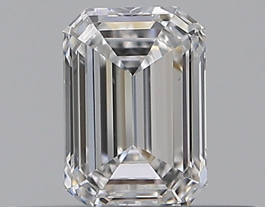 0.30CT EMERALD VS2 D WH