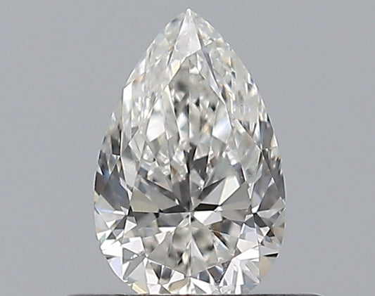 0.40CT PEAR SI1 G WH
