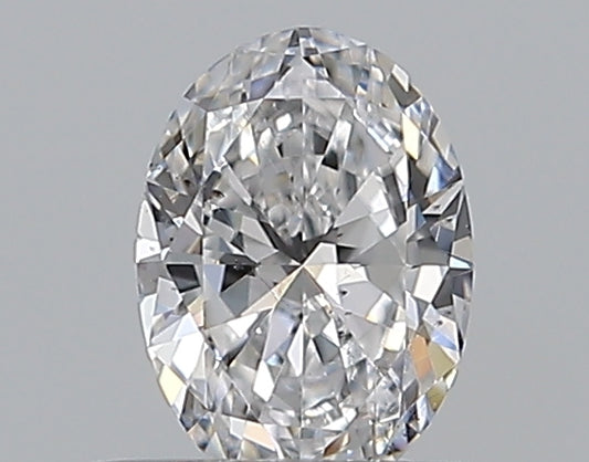 0.30CT OVAL SI2 D WH