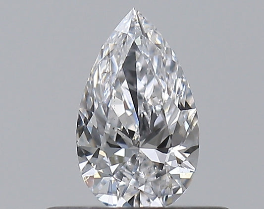 0.30CT PEAR SI1 D WH