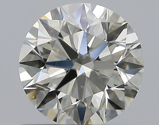 0.75CT ROUND SI1 J WH