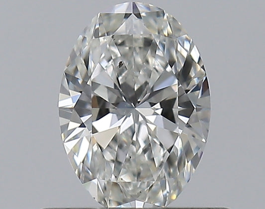 0.50CT OVAL SI1 G WH