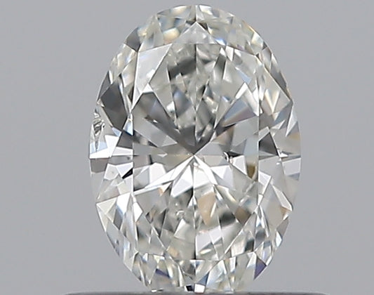 0.41CT OVAL SI2 G WH