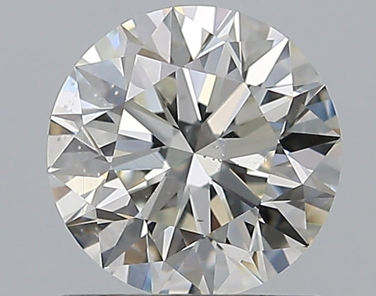 0.90CT ROUND SI1 H WH