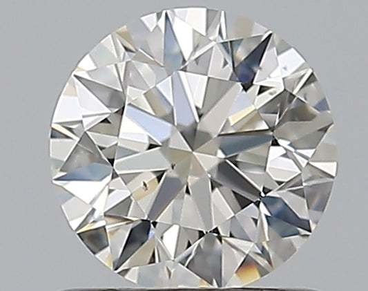 0.75CT ROUND SI1 J WH