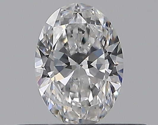 0.30CT OVAL SI1 D WH