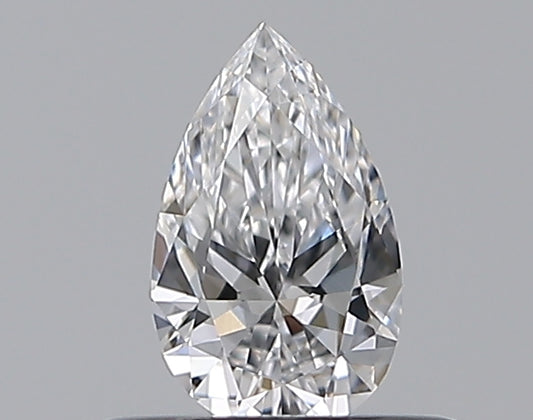 0.31CT PEAR VVS1 D WH