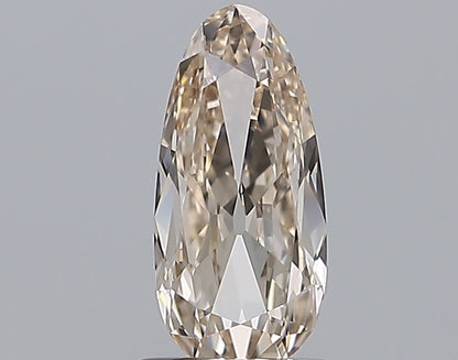 0.83CT Old Mine Pear VVS2 FANCY BROWN FANCY
