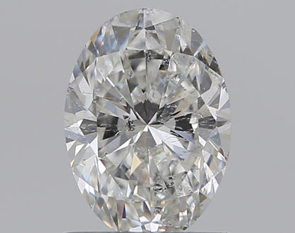 0.80CT OVAL I1 G WH