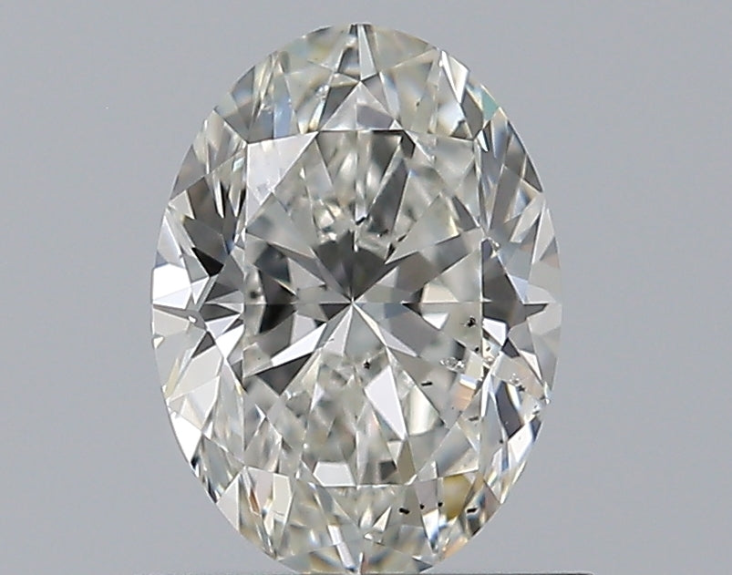 0.80CT OVAL SI1 G WH