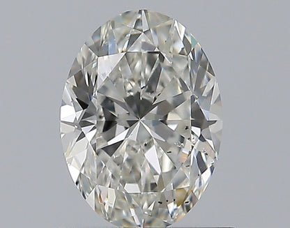 0.80CT OVAL SI1 G WH