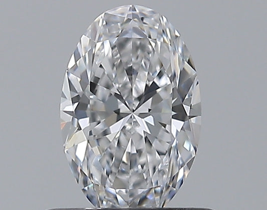 0.59CT OVAL VVS1 D WH
